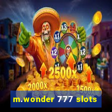 m.wonder 777 slots